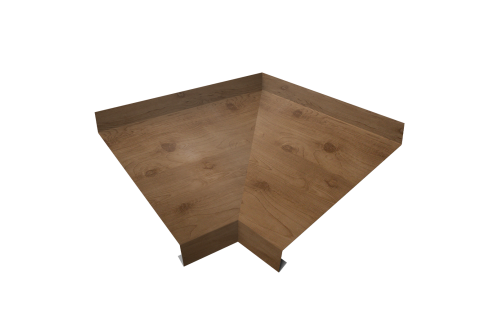 Угол отлива внутренний 200 Grand Line 0,45 Print Premium с пленкой Pine Wood Fresh