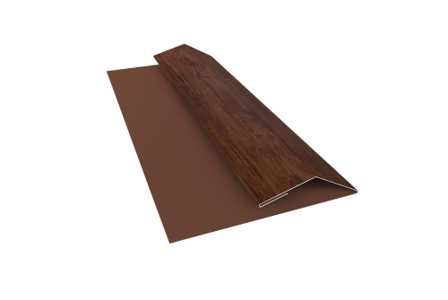 Планка финишная Блок-Хаус new Grand Line 0,4 Print Premium Cherry Wood Fresh TwinColor (3м)