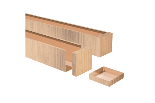 Заглушка 50х50 Honey Wood Al 0,4