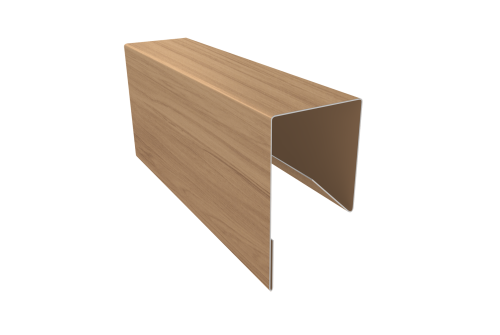 Планка П-образная заборная 17 Grand Line 0,45 Print Elite Honey Wood TwinColor (3м)