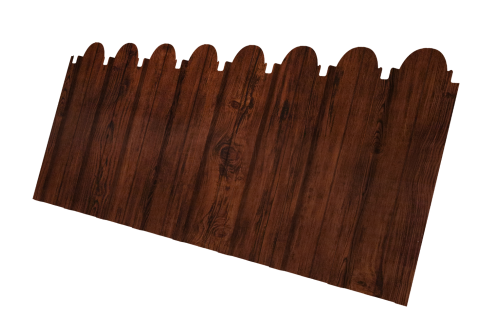 Профнастил C10A фигурный Grand Line 0,45 Print Elite Cherry Wood TwinColor