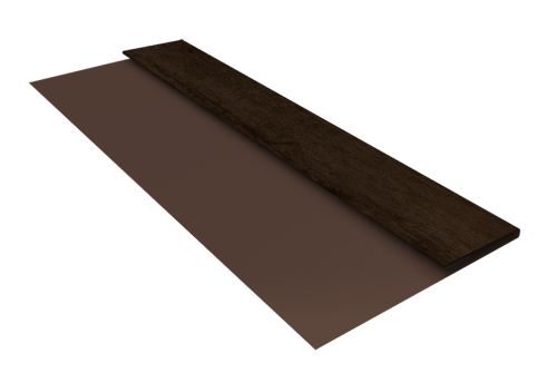 Планка стартовая Блок-Хаус new Grand Line 0,45 Print Elite Antique Wood TwinColor (3м)