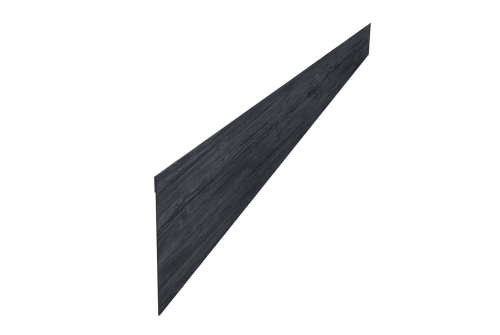 Ламель забора жалюзи Palermo Grand Line 0,45 Print Premium Grey Wood TwinColor