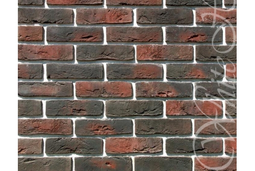 Рядовая плитка White Hills Лондон брик, 301-40 c расшивкой 1,2 см.