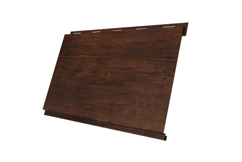 Софит металлический Вертикаль 0,2 classic Grand Line 0,45 Print-Double Premium с пленкой Cherry Wood Dark F