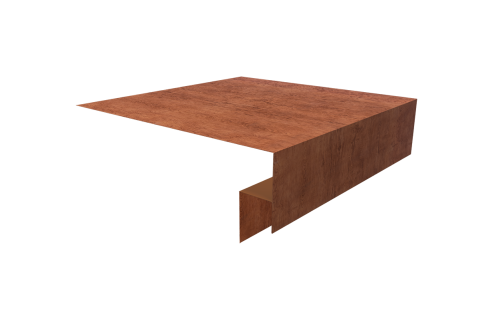 Планка околооконная сложная Экобрус Grand Line 250х50х25 0,45 Print Premium Rowan Fresh TwinColor (3м)