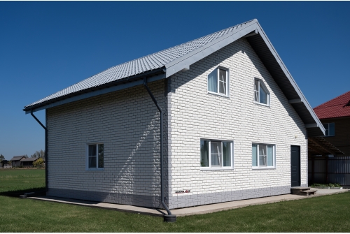 Фасадная панель Grand Line Крупный камень Classic серый
