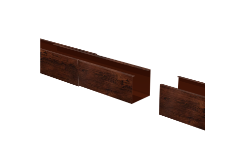Соединитель профиля для КР Ш50/В50 Cherry Wood Al 0,4