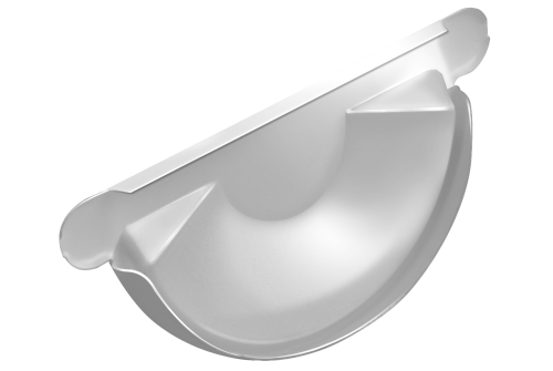 Заглушка торцевая универсальная GL PU 150 мм RAL 9003 сигнальный белый