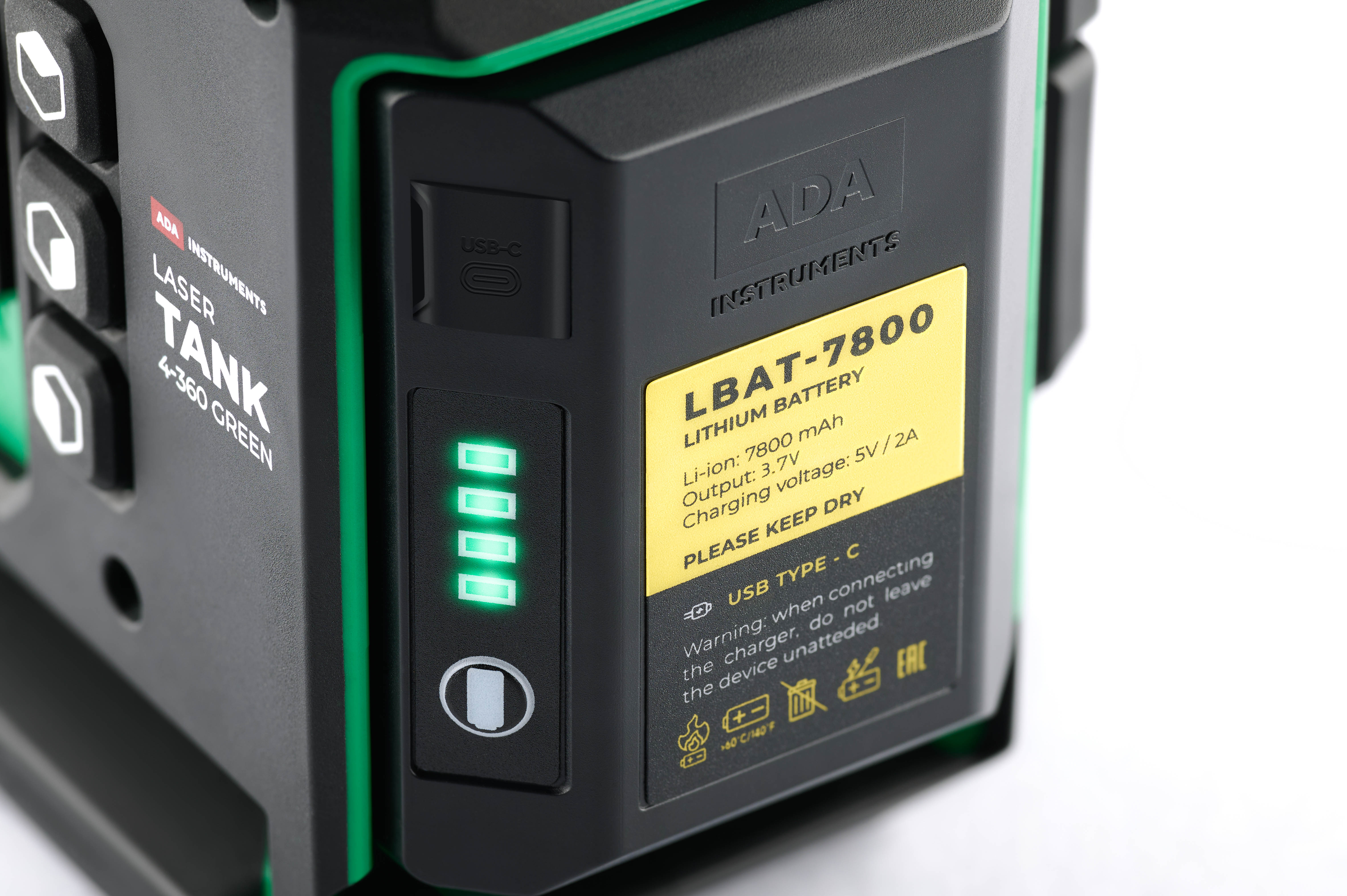 Лазерный уровень ADA Laser TANK 4-360 GREEN Basic Edition