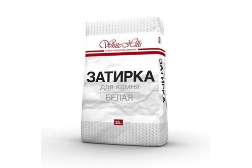 Затирка White Hills белая (25кг)