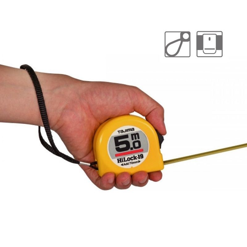Рулетка TAJIMA HI LOCK 5 м x 19 мм