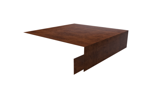 Планка околооконная сложная Экобрус Grand Line 250х50х25 0,45 Print Premium Cherry Wood Fresh TwinColor (2м)