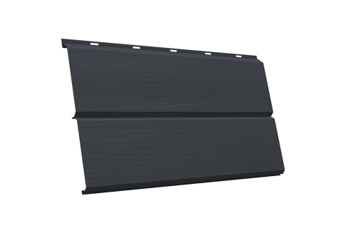 ЭкоБрус new 3D Grand Line 0,45 Drap-double TX с пленкой RAL 7024 мокрый асфальт