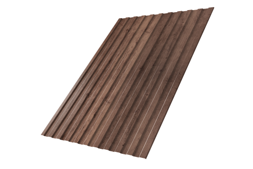 Профнастил С8A v01 Grand Line 0,45 Print Premium Almond Wood Fresh