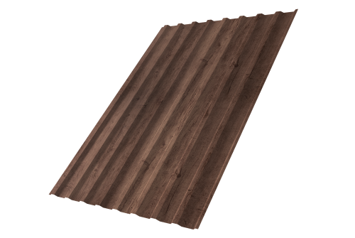 Профнастил С20B Grand Line 0,45 Print Premium Almond Wood Fresh