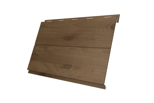 Софит металлический Вертикаль 0,2 line Grand Line 0,45 Print Premium с пленкой Pine Wood Fresh