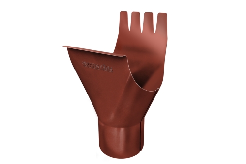 Воронка GL PU 125/90 мм RAL 8004 терракота
