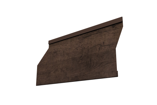 Ламель забора жалюзи Milan Slim Grand Line 0,45 Print Elite Antique Wood TwinColor