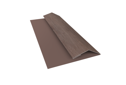 Планка финишная Блок-Хаус new Grand Line 0,45 Print Elite White Wood TwinColor (3м)