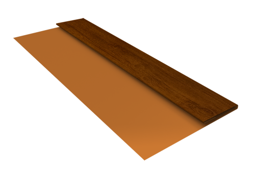 Планка стартовая Блок-Хаус new Grand Line 0,4 Print Premium Golden Wood Intense FTC (3м)