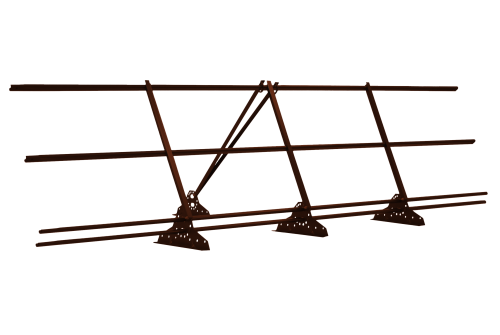 Ограждение кровельное со снегозадержателем на фальц Grand Line 0,9х3м RR 29