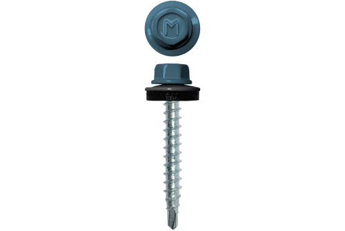 Саморез кровельный Daxmer 4,8х29 RAL 5024 (250) сверло №1