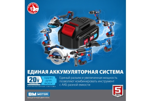 Винтоверт аккумуляторный Зубр Профессионал бесщеточный, 20В, без АКБ, в коробке (GVB-250)