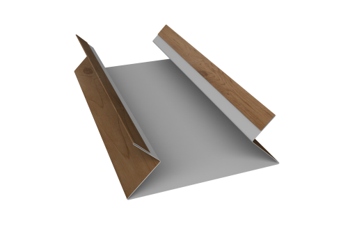 Планка угла внутреннего составная верхняя 0,45 Print Premium Pine Wood Fresh (3м)