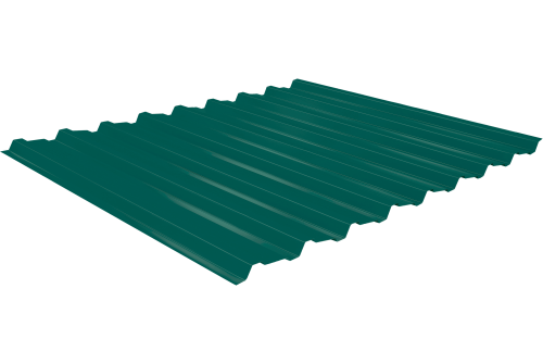 Профнастил Estet C19 0,5 PE-Double RAL 6005 зеленый мох