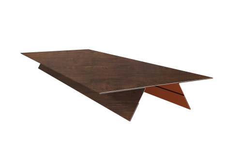 Планка стыковочная составная верхняя 0,45 Print Premium Cherry Wood Dark FTC (3м)