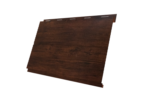 Софит металлический Вертикаль 0,2 line Grand Line 0,45 Print Premium с пленкой Cherry Wood Dark FTC