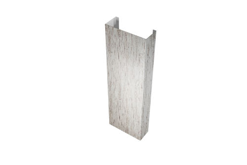 Полустолб для С21 0,45 Print Elite с пленкой Snow Wood TwinColor (L2,0)