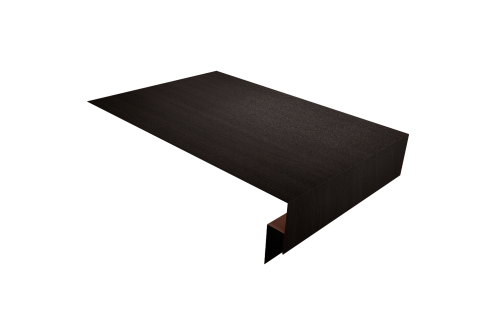 Планка околооконная сложная 250х50х12 (j-фаска) Grand Line 0,45 Print Elite Coffee Wood TwinColor (3м)