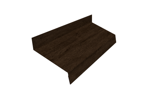 Отлив простой 70 Grand Line 0,45 Print Elite Antique Wood TwinColor (2м)