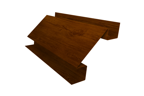 Планка угла внутреннего сложного Блок-Хаус new Grand Line 0,45 Print-Double Premium Golden Wood Intense F (3м)