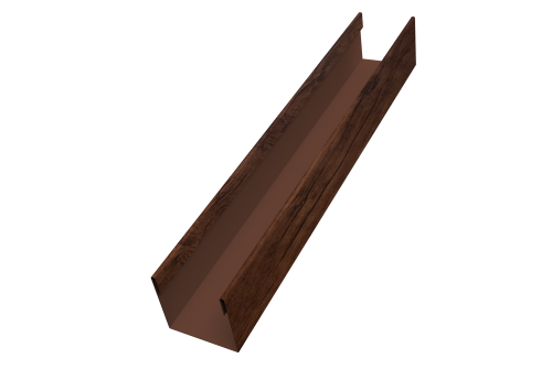 Стойка для забора жалюзи Milan Slim Grand Line 0,45 Print Premium Cherry Wood Fresh TwinColor (2м)