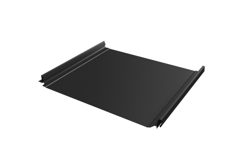 Кликфальц Pro Grand Line 0,5 Velur X с пленкой на замках RAL 9005 черный