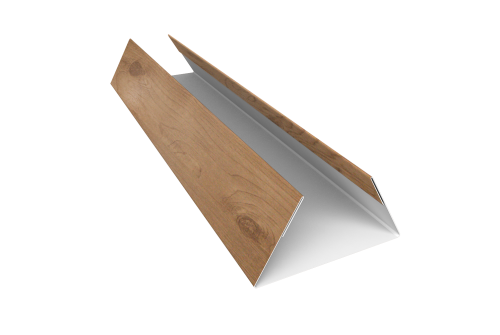 Планка стыковочная составная нижняя 0,45 Print Premium Pine Wood Fresh (2м)