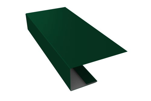 J-Профиль 18мм Grand Line 0,5 Satin с пленкой RAL 6005 зеленый мох (2м)