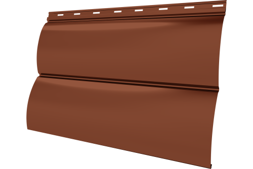 Блок-хаус new Grand Line 0,45 Drap с пленкой RAL 8004 терракота