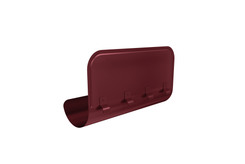 Ограничитель перелива GL PU 125/90 RAL 3005 красное вино