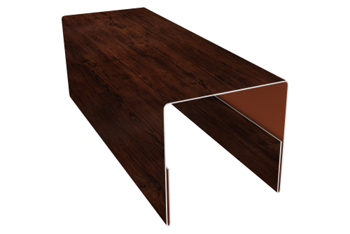 Планка П-образная заборная 20 Grand Line 0,45 Print Elite Cherry Wood TwinColor (2м)