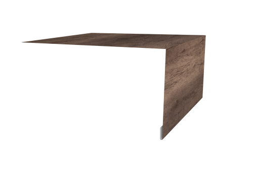 Планка околооконная простая 250х75 Grand Line 0,45 Print Premium Almond Wood Fresh (3м)