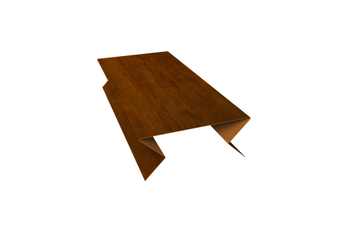 Планка угла внешнего составная нижняя 0,45 Print Premium Golden Wood Intense FTC (3м)
