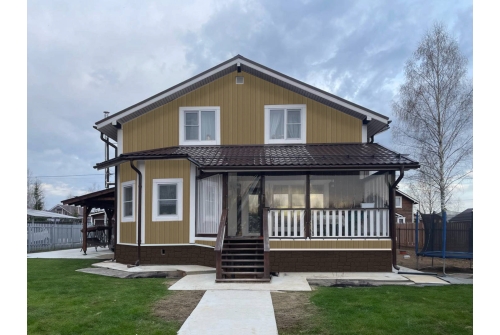 Сайдинг Double-брус Grand Line Tundra клен (3,0м)
