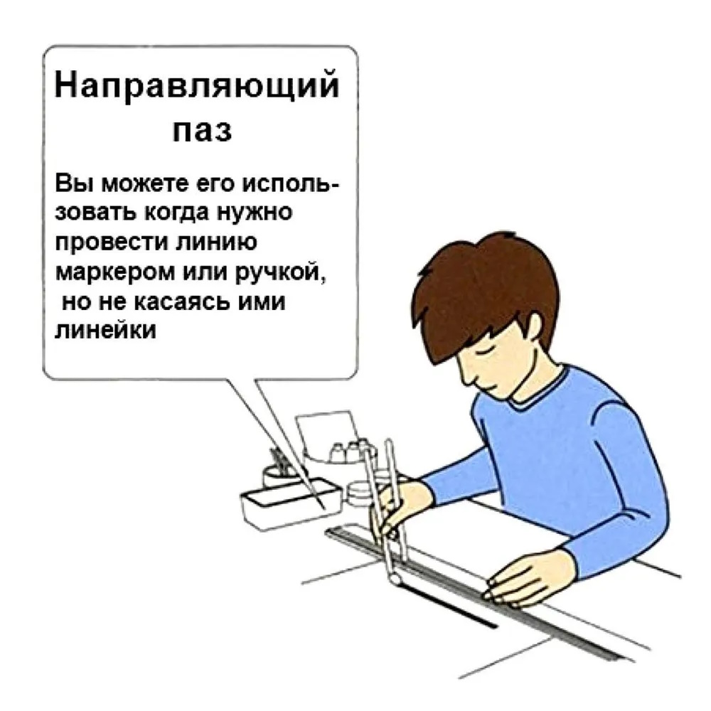 Линейка нескользящая Shinwa 100 см