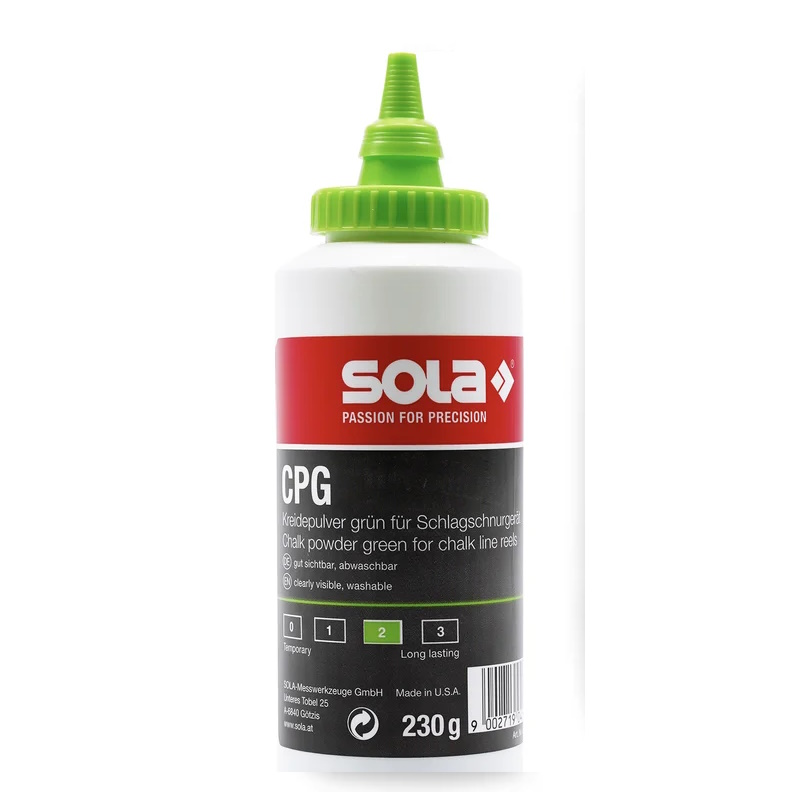 Порошок меловый SOLA 66153101 (зелёный) 230 г