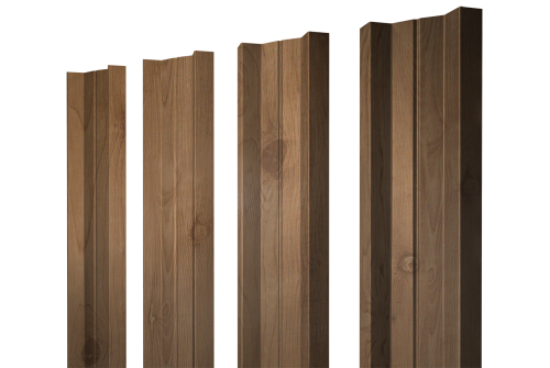 Штакетник М-образный A с прямым резом Grand Line 0,45 Print Premium Pine Wood Fresh