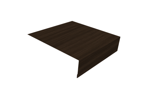 Планка околооконная простая 200х75 Grand Line 0,45 Print Elite Coffee Wood TwinColor (3м)